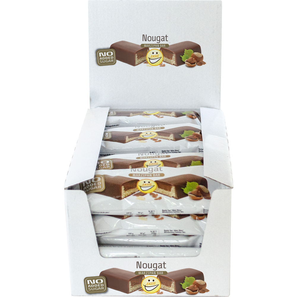 EASIS Marsipanbrød med nougat, Kasse med 25 stk