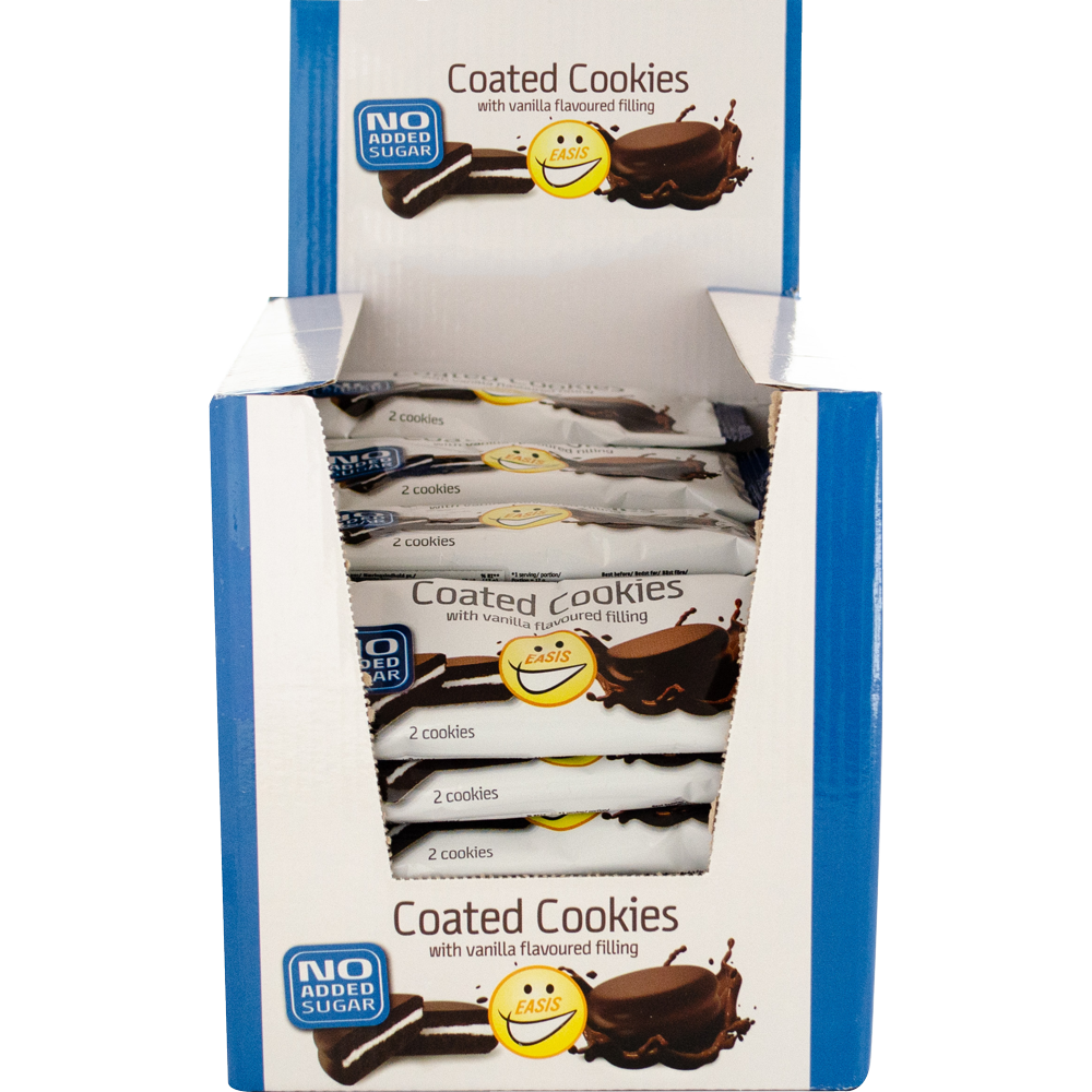 EASIS Coated Cookies, Kasse med 40 stk.