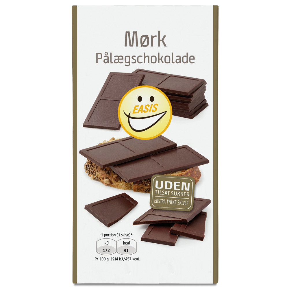 EASIS Mørk påleggssjokolade, 144 g