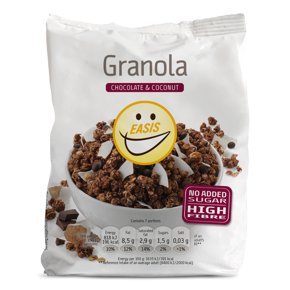 EASIS Granola, Sjokolade og Kokos