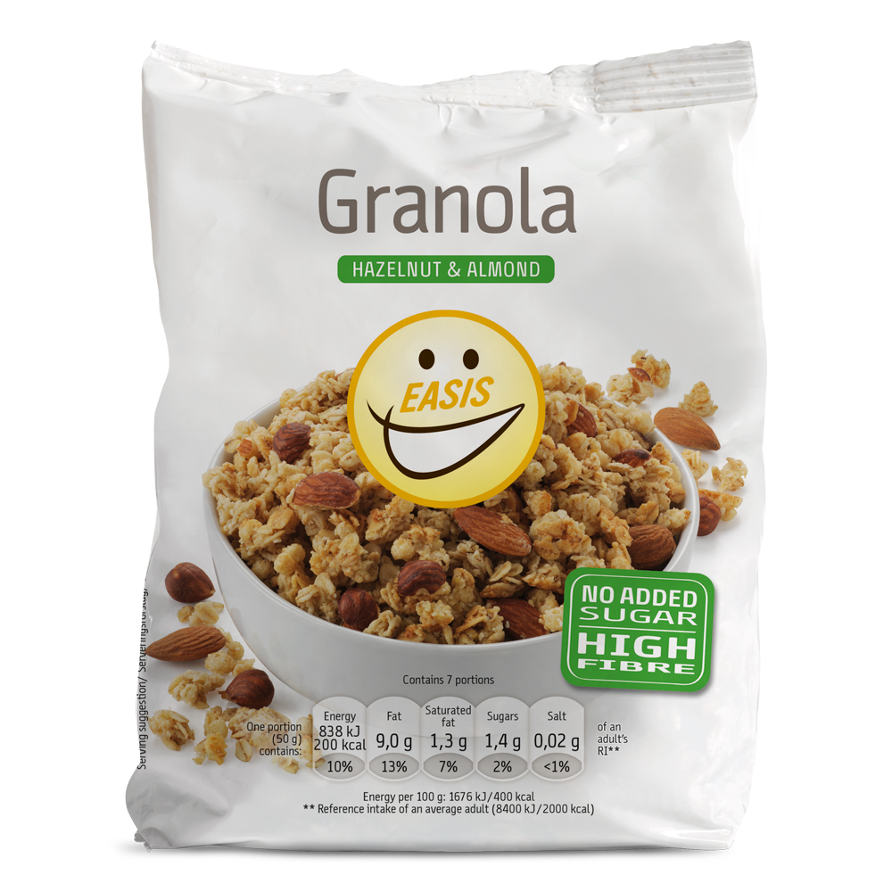 EASIS Granola, hasselnøtter mandler