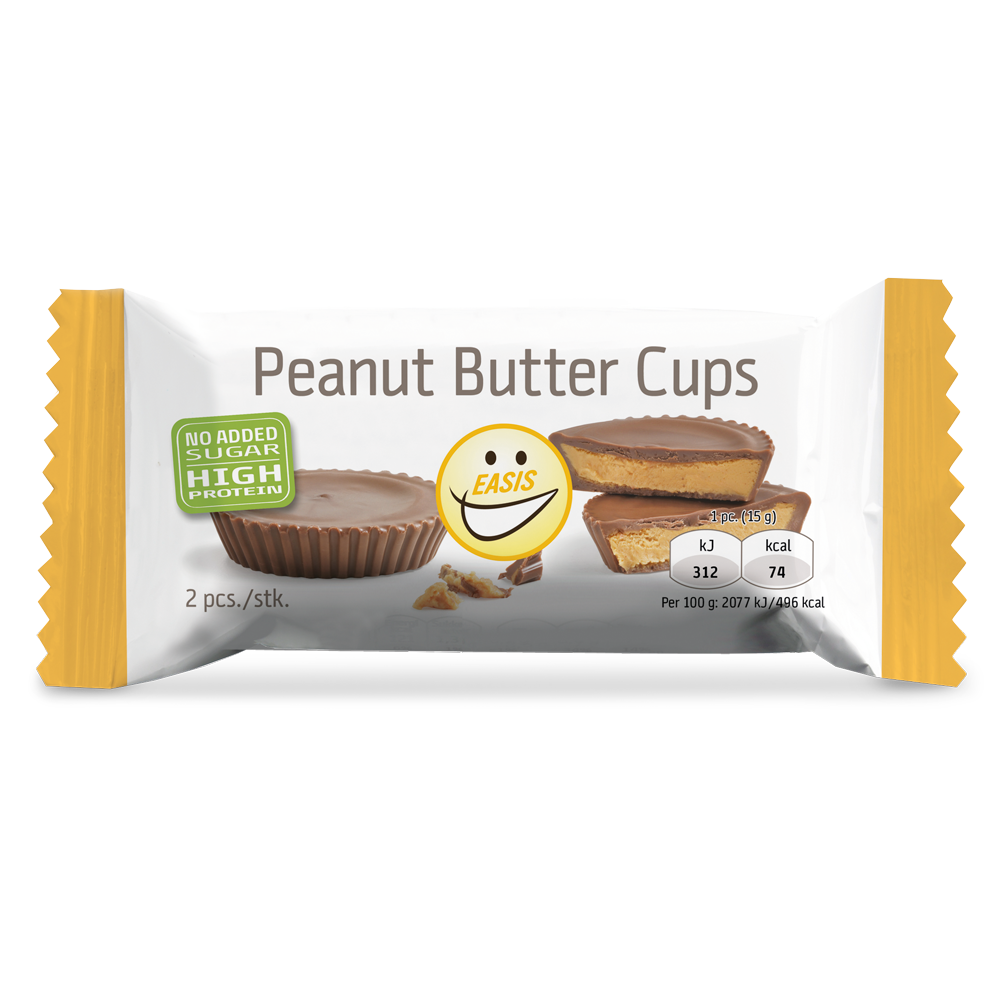 EASIS Peanut Butter Cups, Kasse med 20 stk.