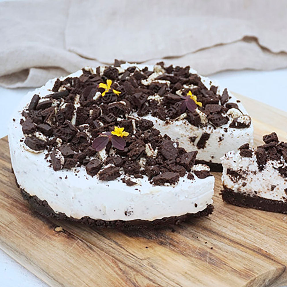 Ostekake med kakaokjeks