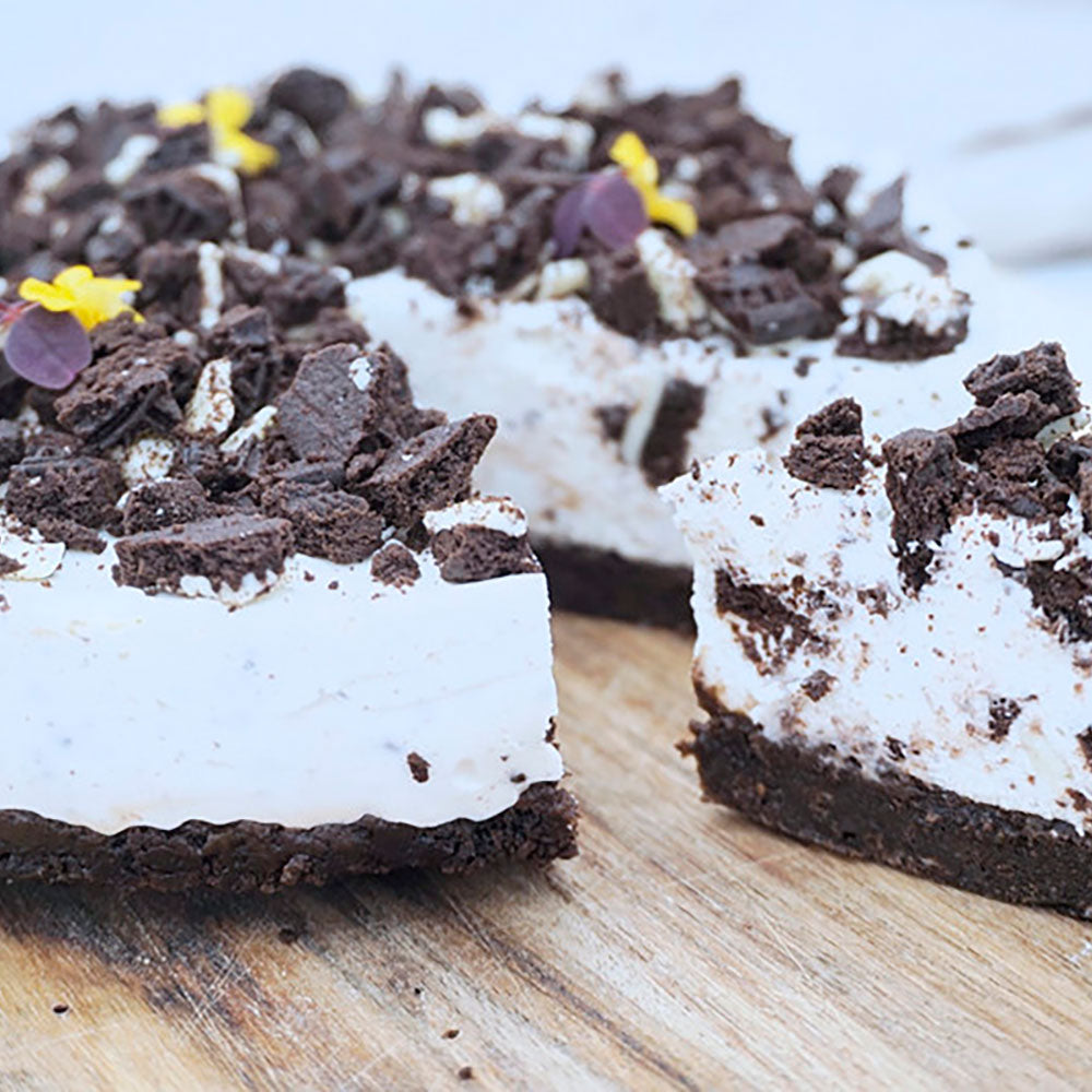 Ostekake med kakaokjeks