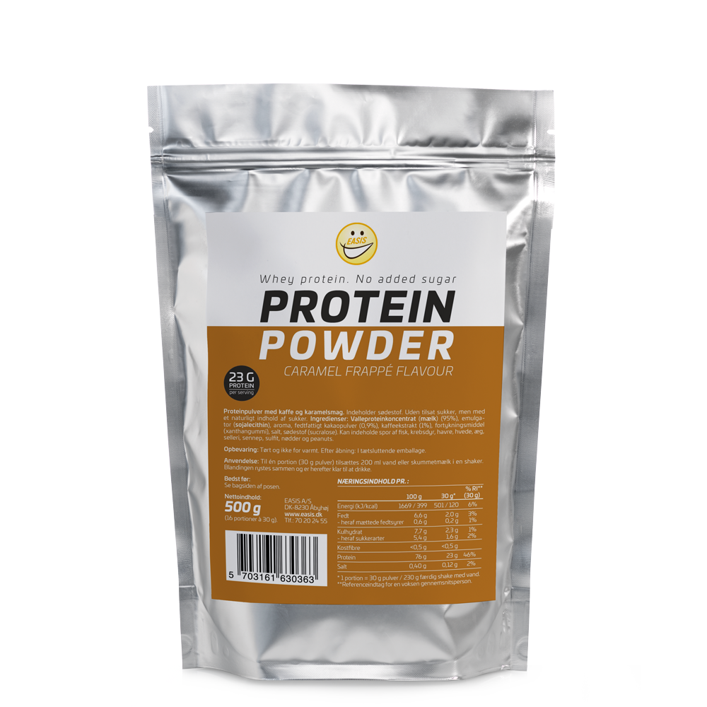 Proteinpulver, Caramel Frappe
