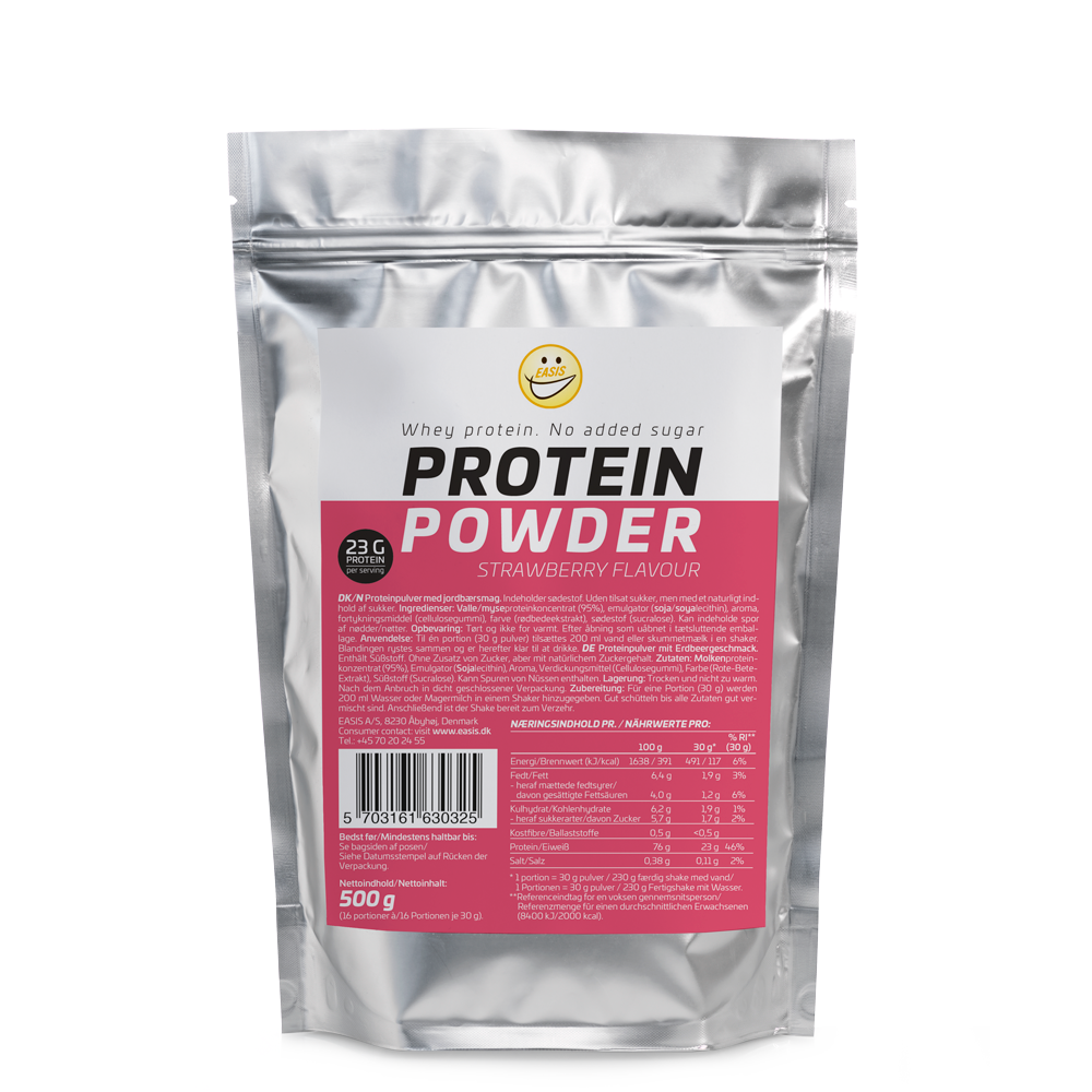 EASIS Proteinpulver med jordbærsmak